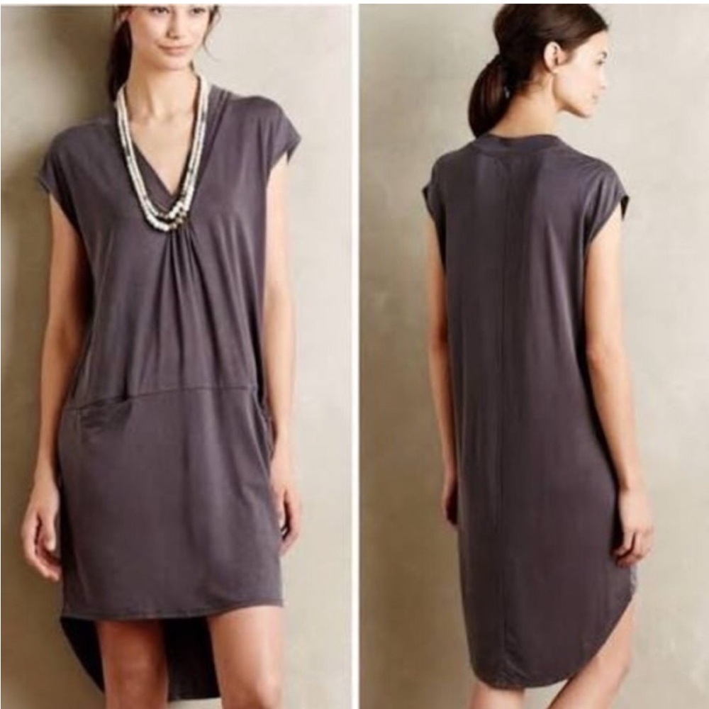 Dolan at Anthropologie Left Coast‎ Lola High Low Gray Dress
